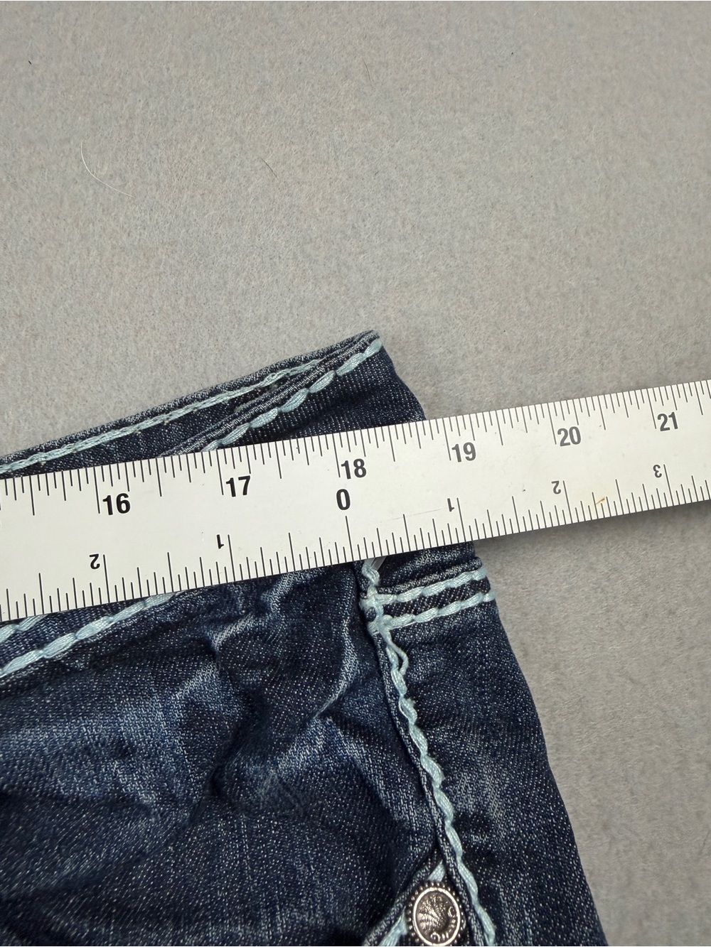 VTG Pepe Jeans London Men Sz 38 Low Rise Bootcut Dark Wash Denim Y2K - Picture 4 of 8